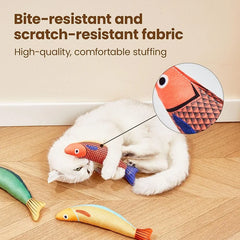 Interactive Sounding Catnip 3D Simulation Fish Goldfish Kitten Toys