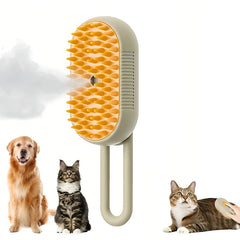 3 in 1 Pet Steamy Brush Steam Massage Combs