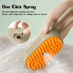 3 in 1 Pet Steamy Brush Steam Massage Combs