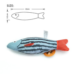 Interactive Sounding Catnip 3D Simulation Fish Goldfish Kitten Toys
