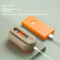 3 in 1 Pet Steamy Brush Steam Massage Combs