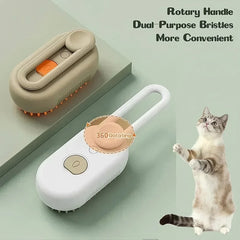3 in 1 Pet Steamy Brush Steam Massage Combs
