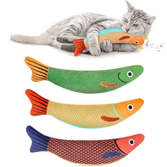 Interactive Sounding Catnip 3D Simulation Fish Goldfish Kitten Toys