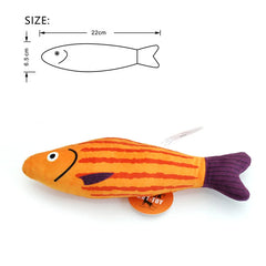 Interactive Sounding Catnip 3D Simulation Fish Goldfish Kitten Toys