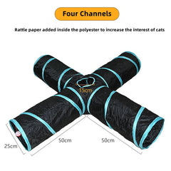 Breathable Foldable Tunnel Cat Toy