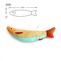Interactive Sounding Catnip 3D Simulation Fish Goldfish Kitten Toys