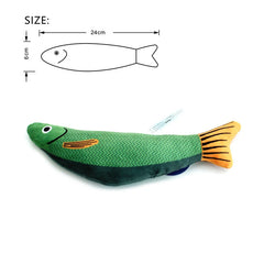 Interactive Sounding Catnip 3D Simulation Fish Goldfish Kitten Toys