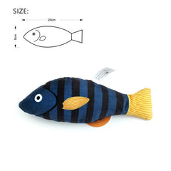 Interactive Sounding Catnip 3D Simulation Fish Goldfish Kitten Toys